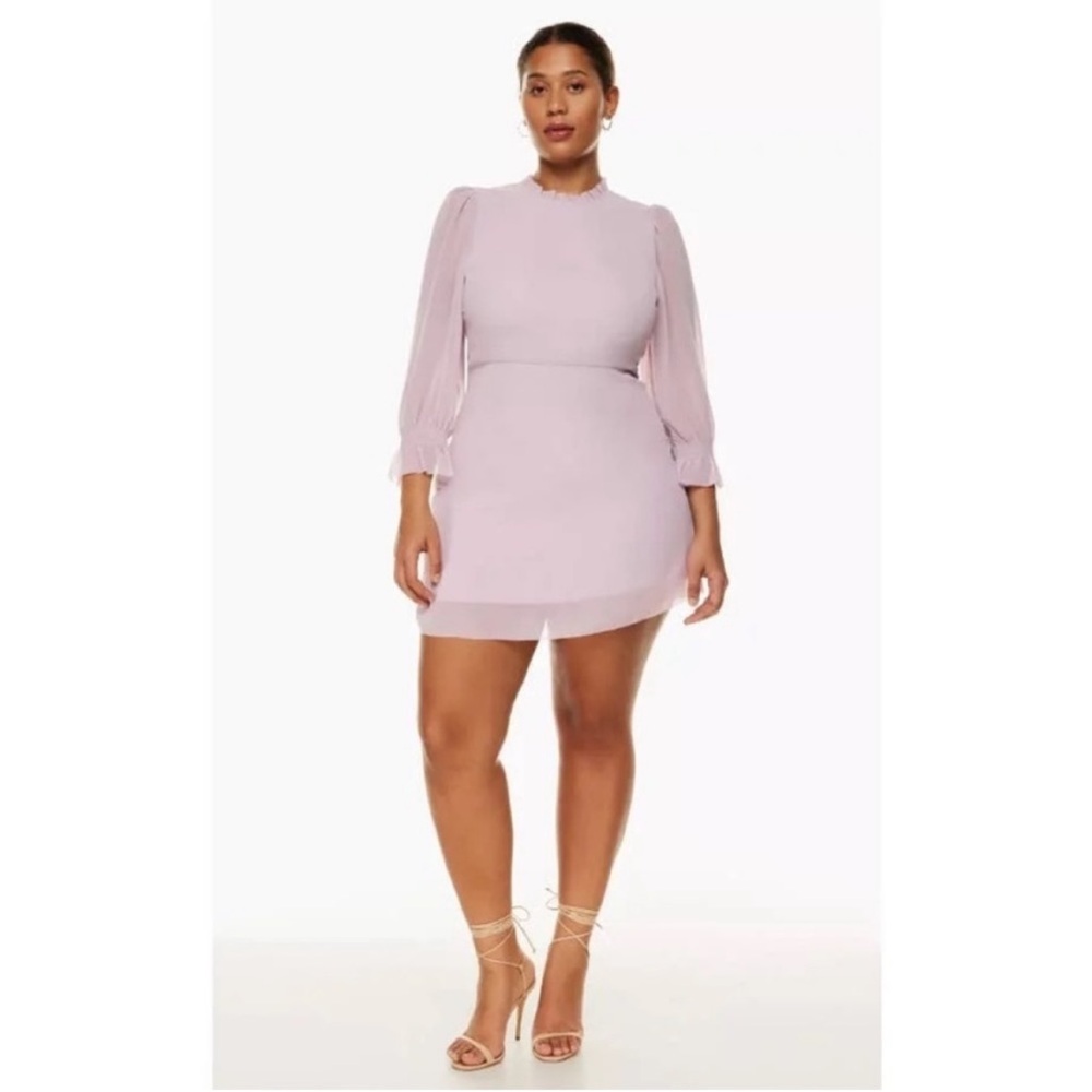Aritzia Wilfred Swept Dress Cloudy‎ Lilac